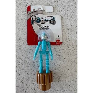 Vintage 2005 Mattel Robots Rodney Action Figure Push Puppet Toy‎ Collectible